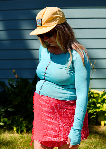 Contrast Sun Shirt #6