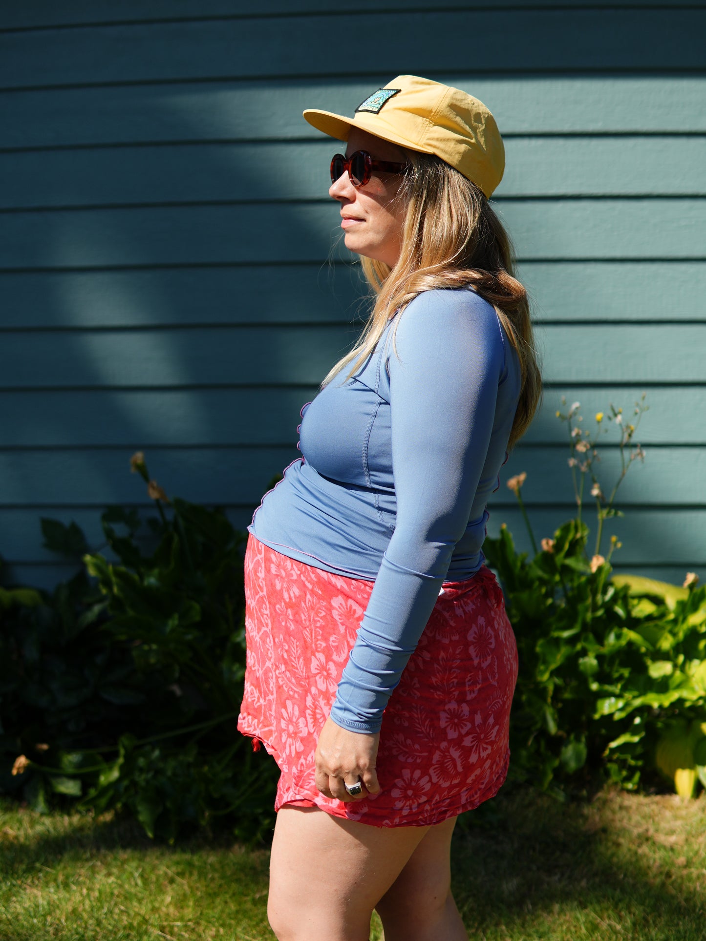 Contrast Sun Shirt #7