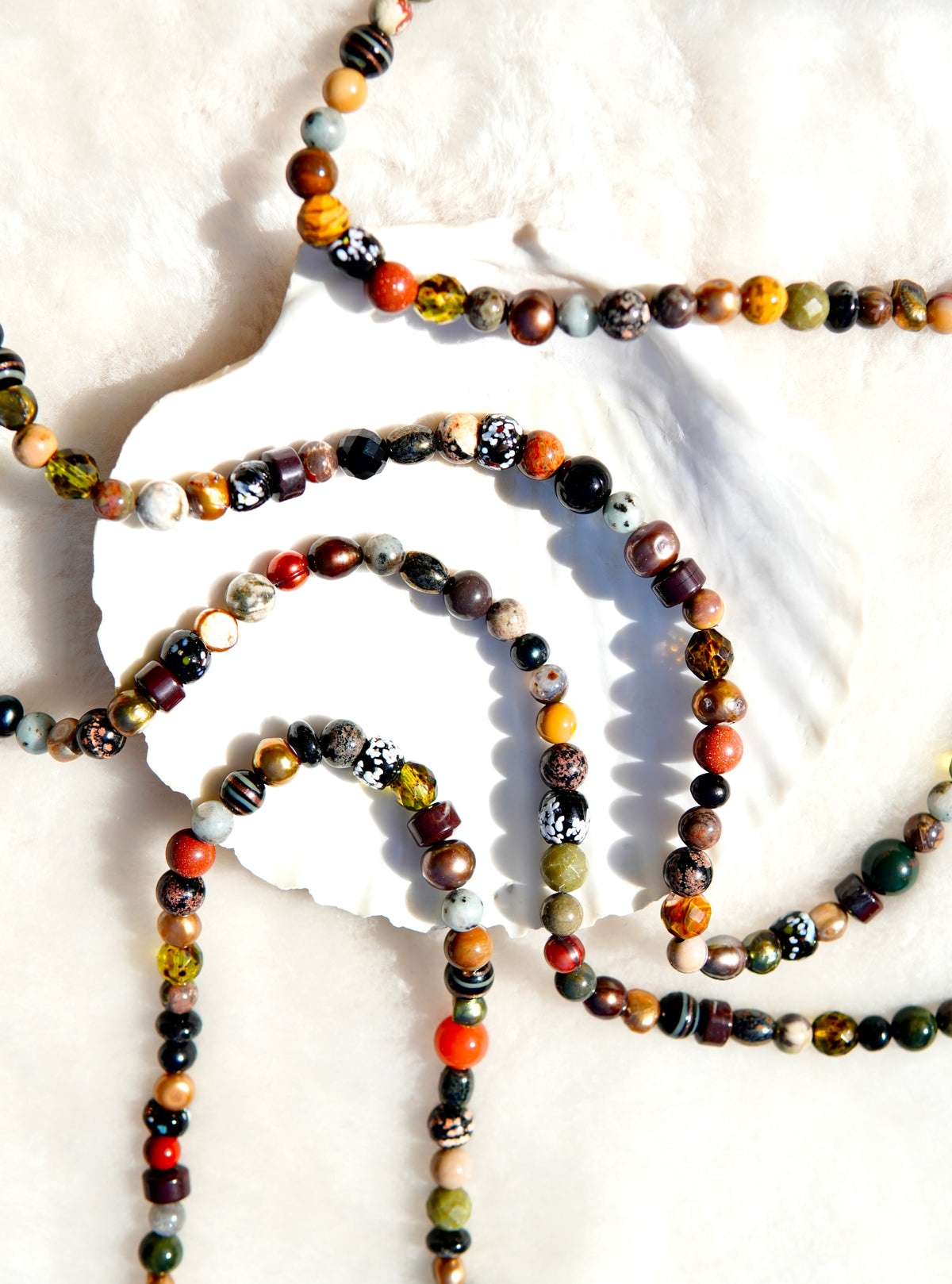 Sphere Strand in Warm Tones