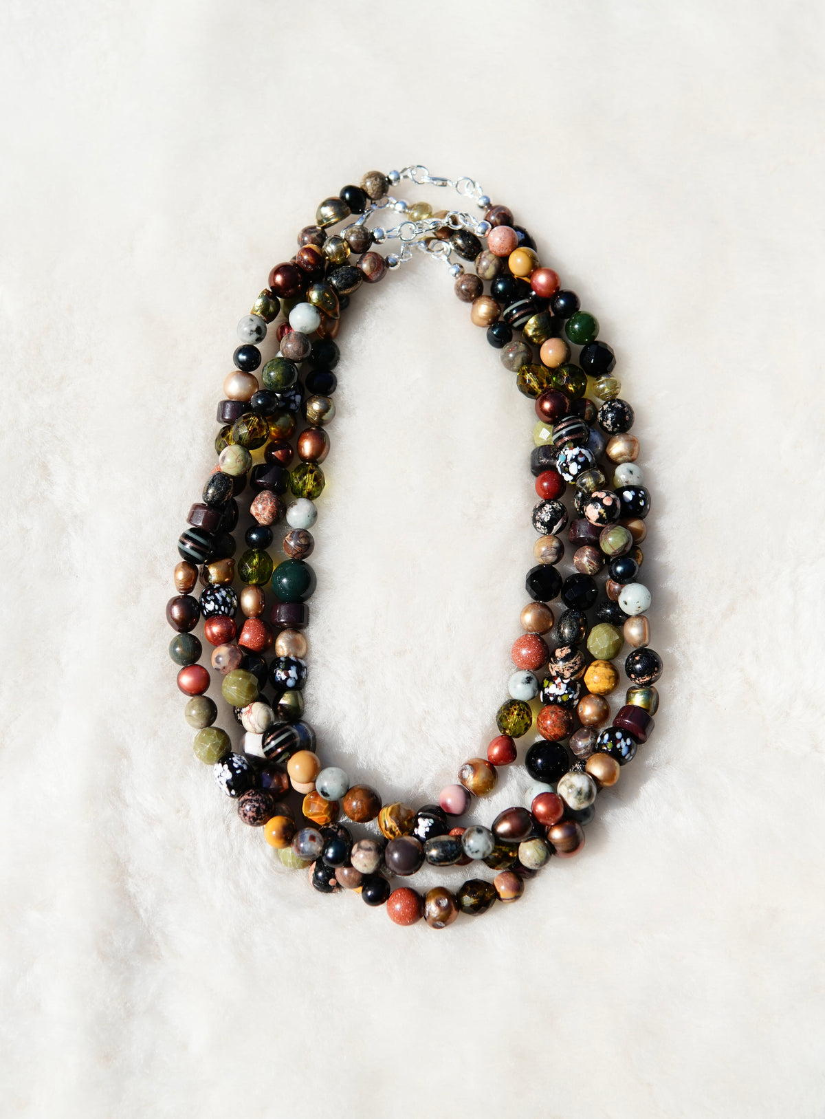 Sphere Strand in Warm Tones