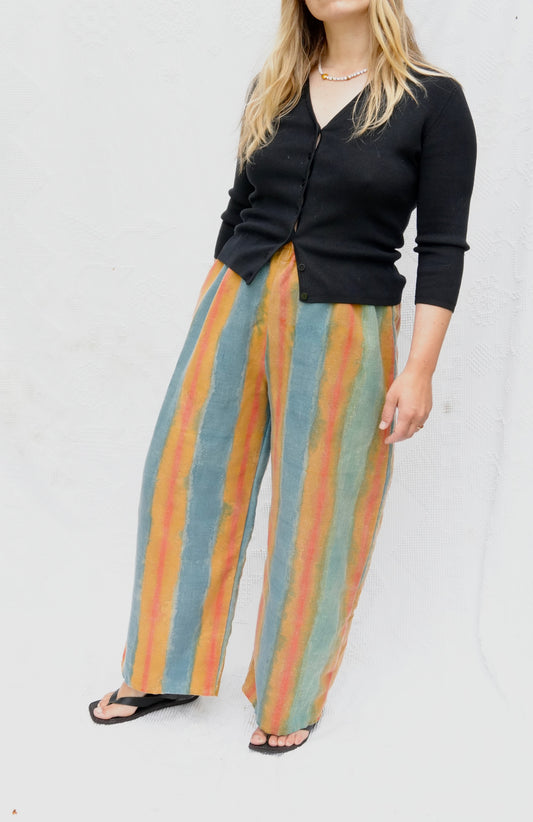 Panter Pants in Primary Watercolor (S/M)