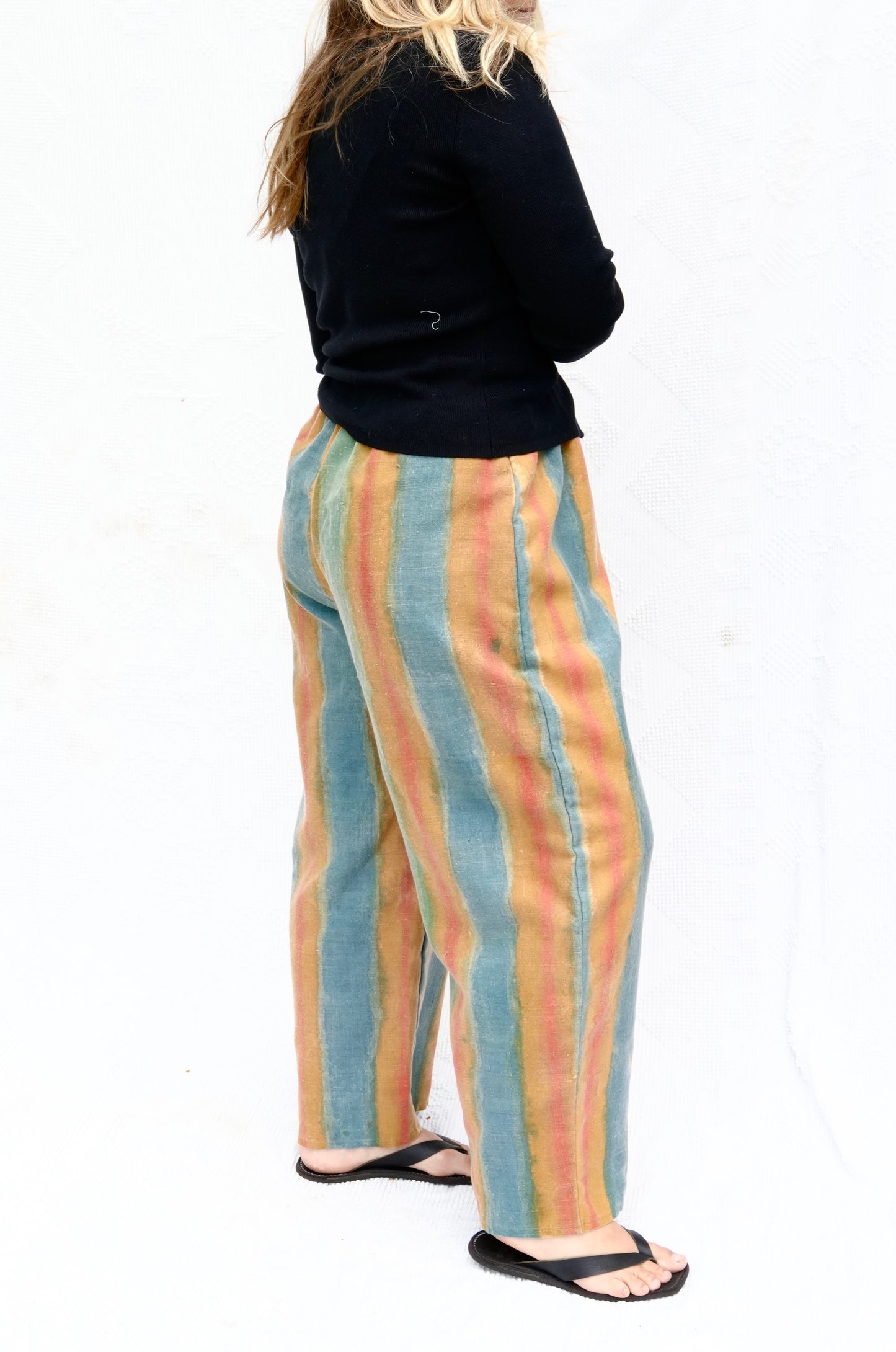 Panter Pants in Primary Watercolor (S/M)