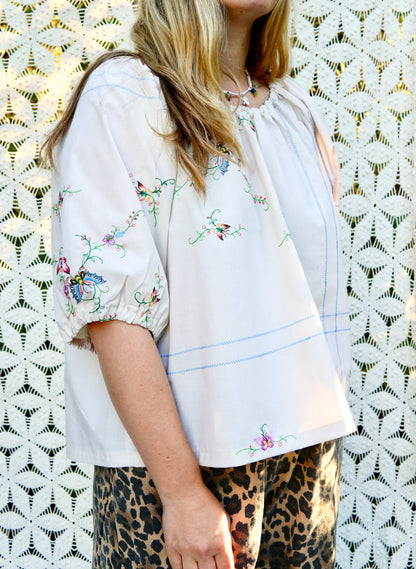 Short Sleeve Butterfly Blouse (S/L)
