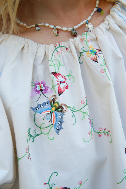 Short Sleeve Butterfly Blouse (S/L)
