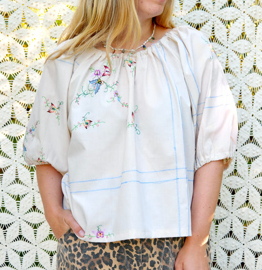 Short Sleeve Butterfly Blouse (S/L)