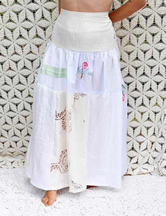 Tiered Linens Skirt (Size 3)