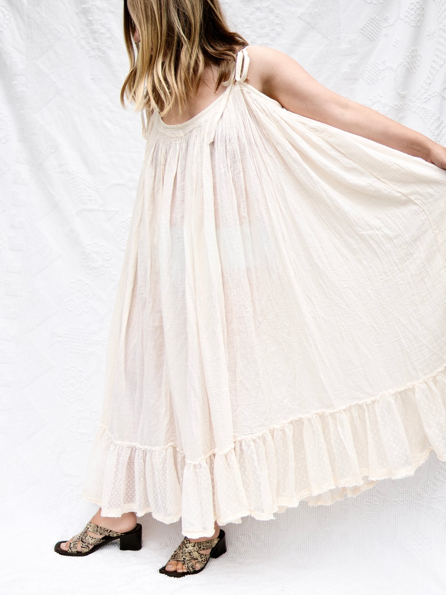 Gauze Billow Dress