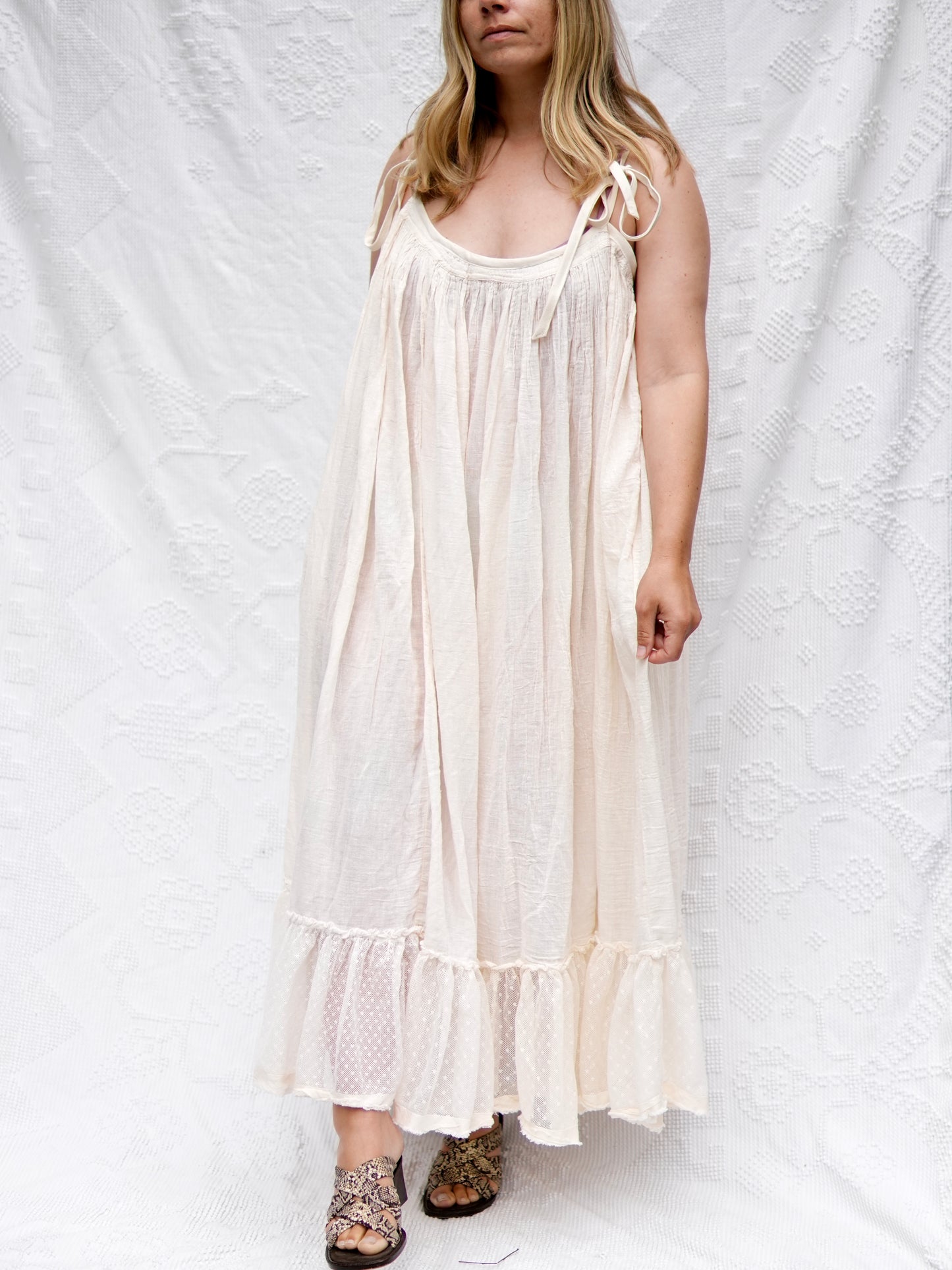 Gauze Billow Dress