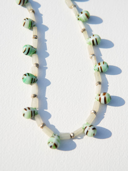 Czech Glass Drop Necklace #1