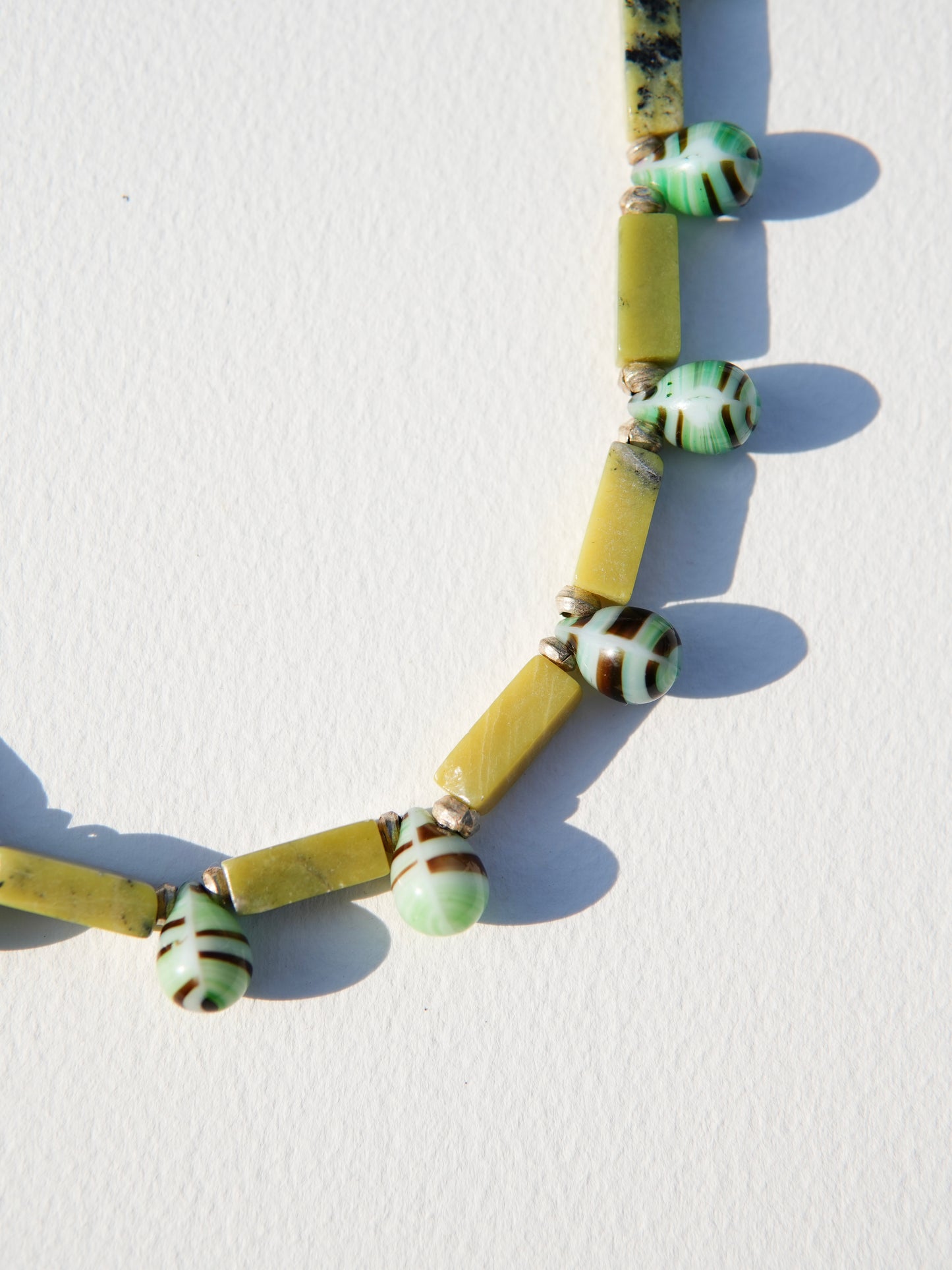 Czech Glass Drop Necklace #2