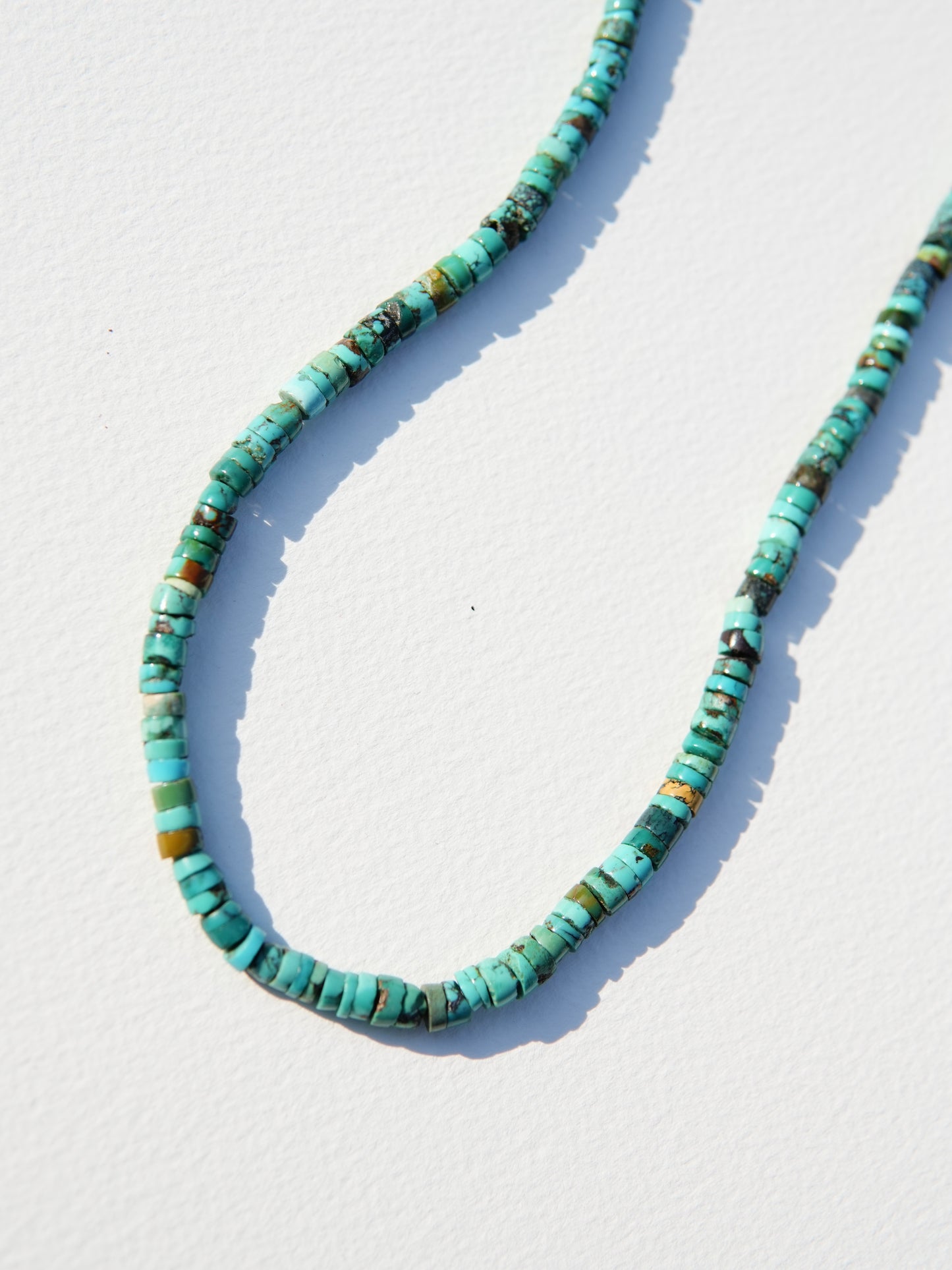 Heishi Turquoise Necklace #2