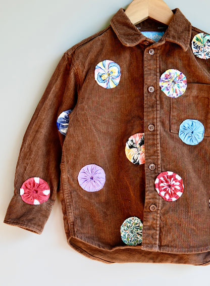 Polka Dot Yo-Yo Button Up (2/3y)
