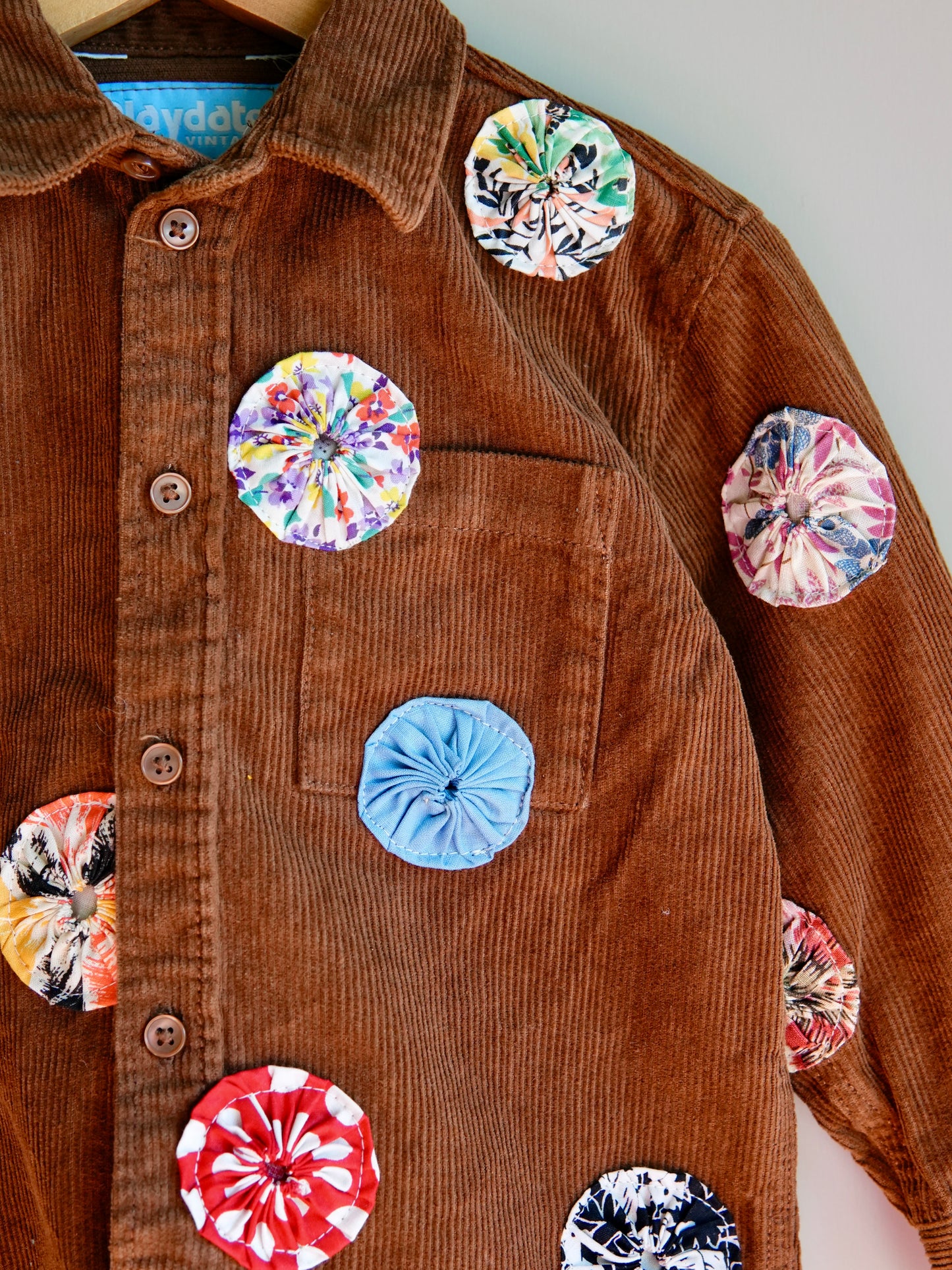 Polka Dot Yo-Yo Button Up (2/3y)