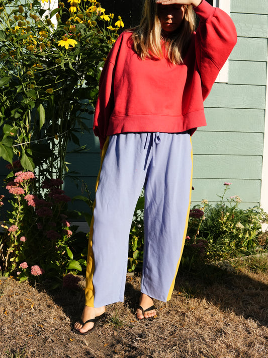 Wedge Sweats #13 (lilac/yellow)