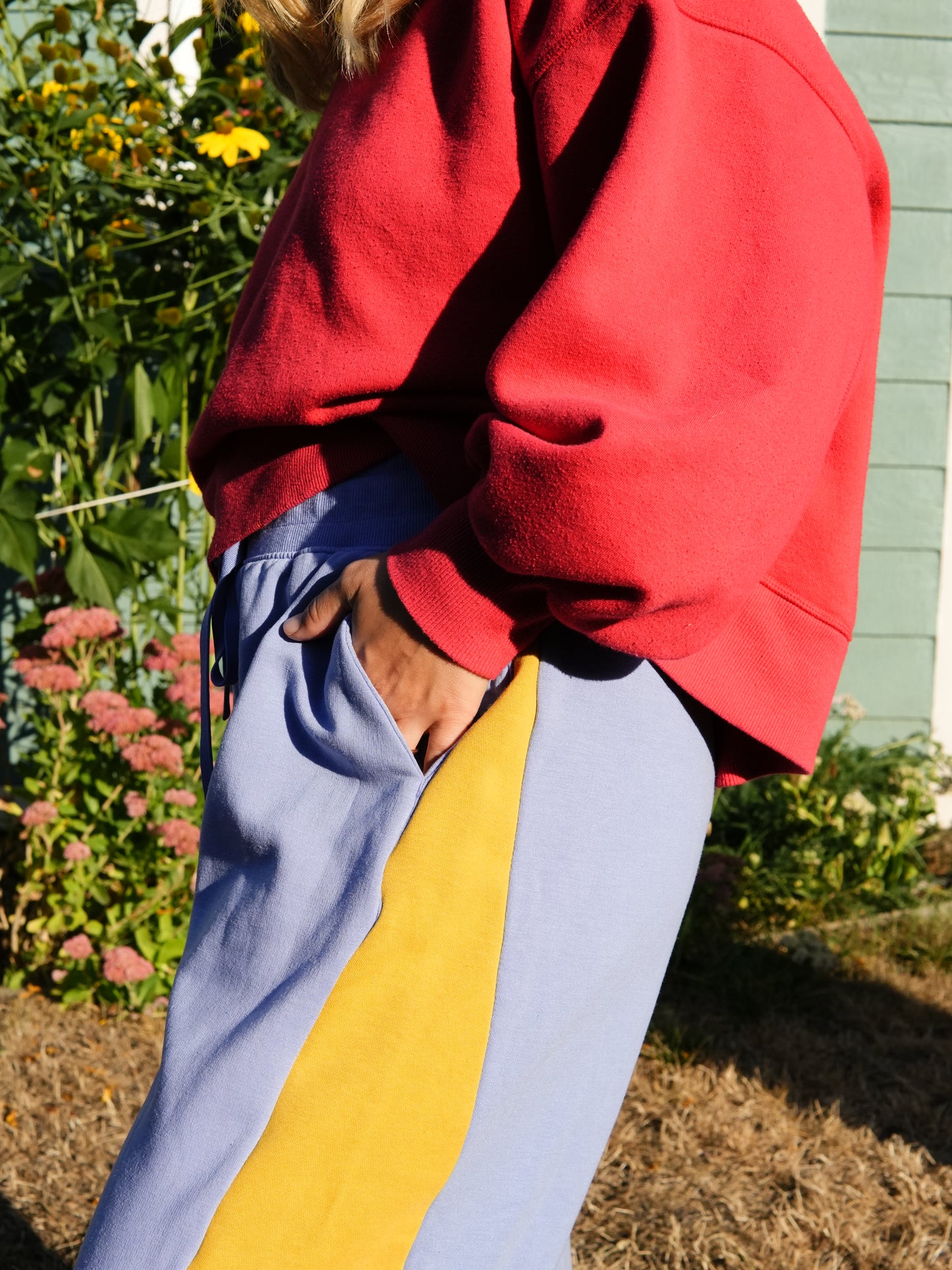 Wedge Sweats #13 (lilac/yellow)