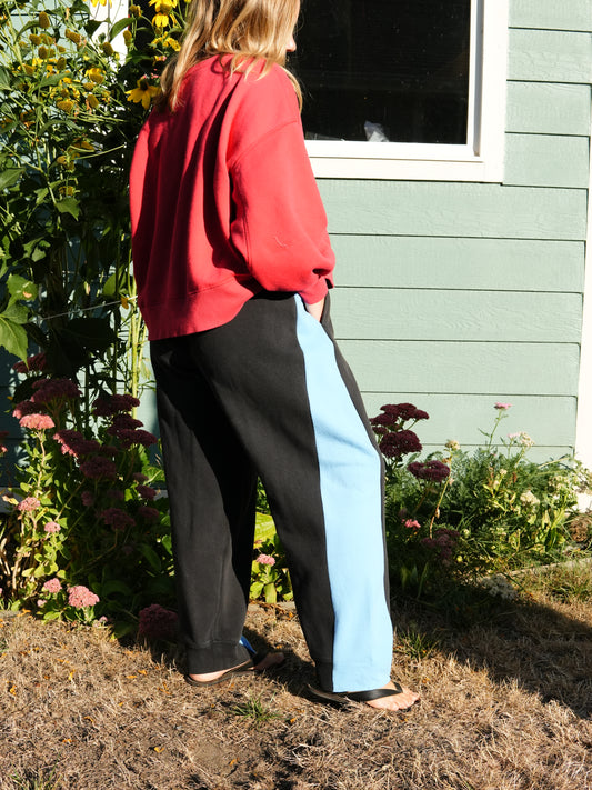 Wedge Sweats #11 (black/sky)