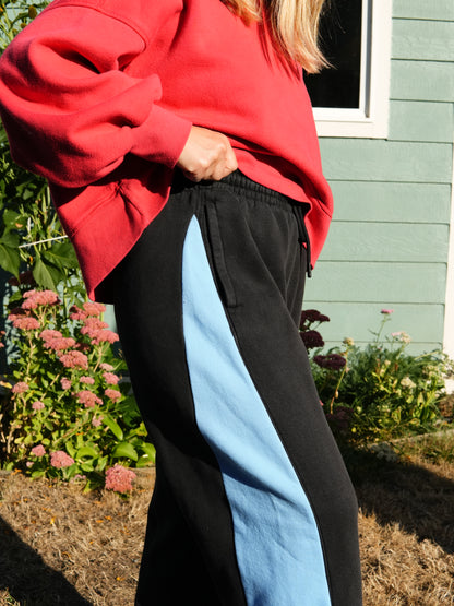 Wedge Sweats #11 (black/sky)