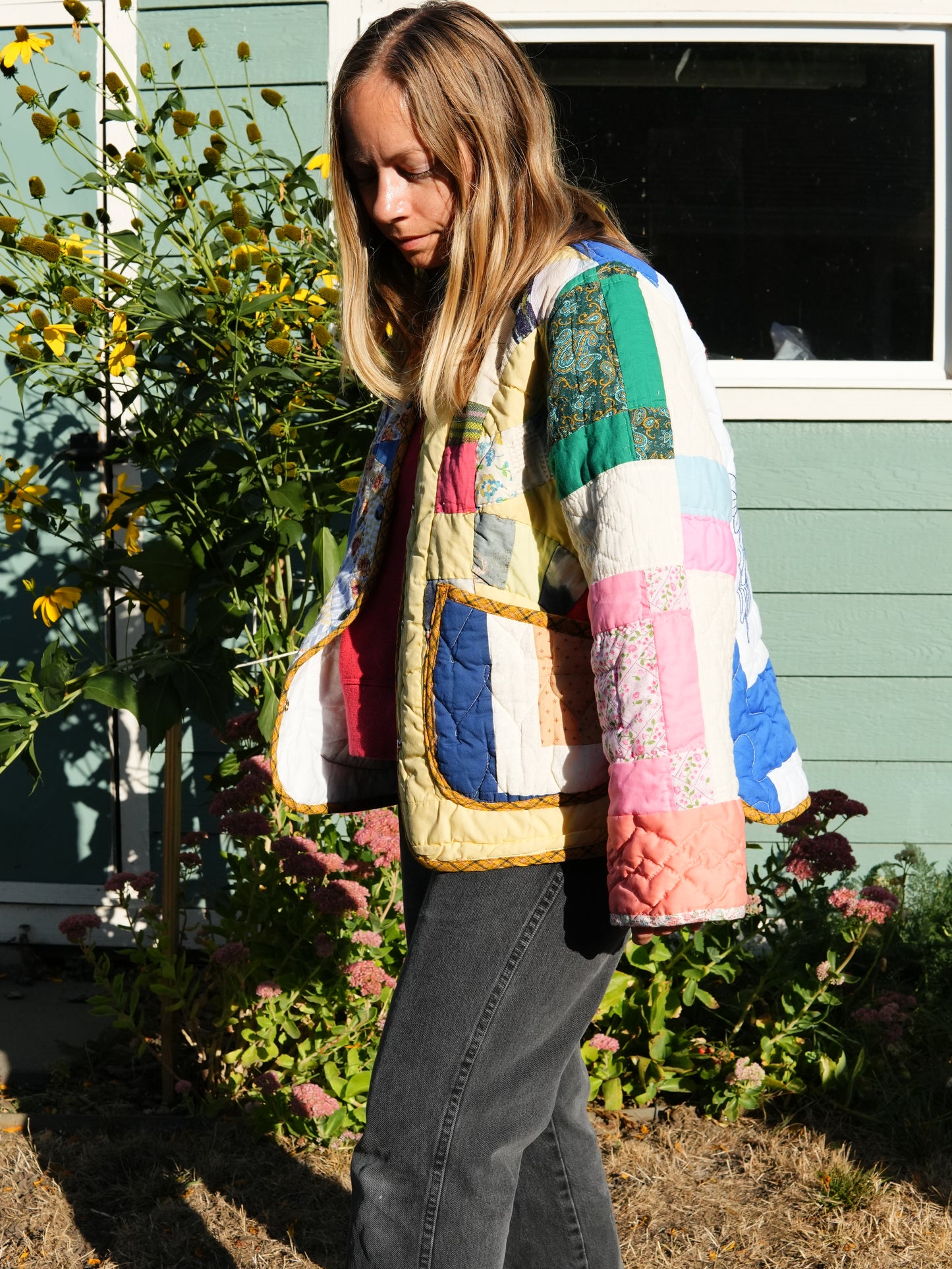Scrappy Quilt Coat (M/L)