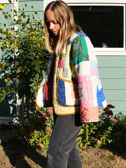 Scrappy Quilt Coat (M/L)
