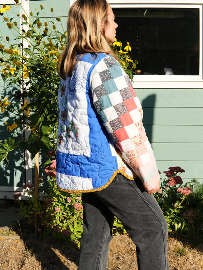 Scrappy Quilt Coat (M/L)