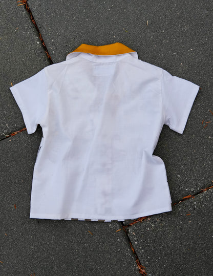 Party Time Fancy Shirt 🎉 Race Car (2T/3T)