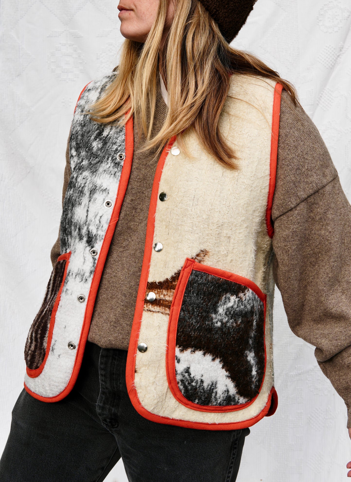 Camo Blanket Vest (S/M)