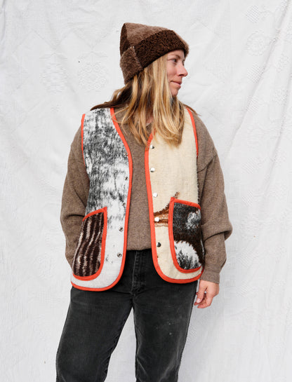 Camo Blanket Vest (S/M)