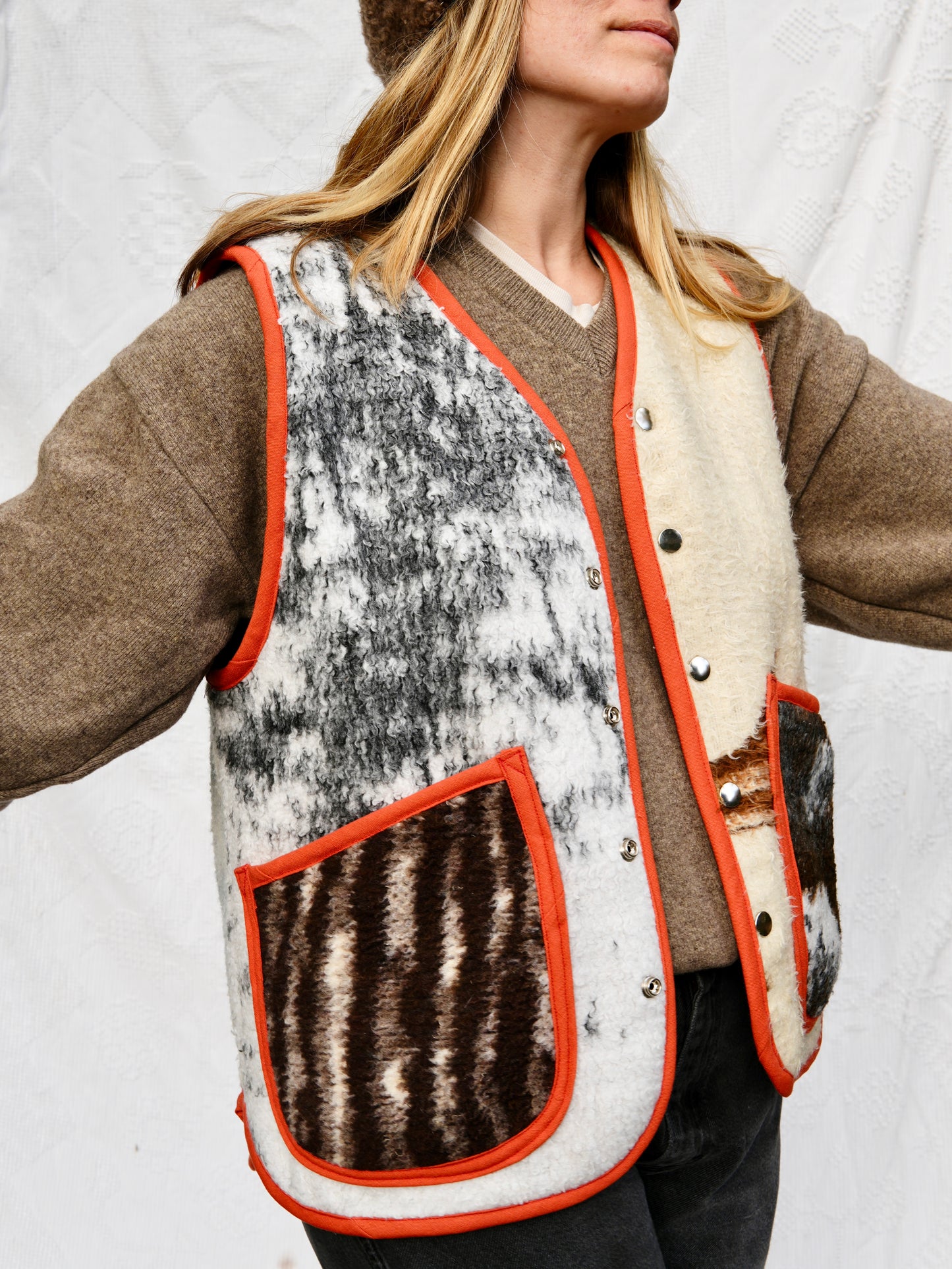 Camo Blanket Vest (S/M)