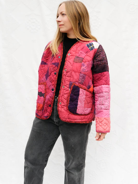 Overdyed Quilt Coat (M/L)