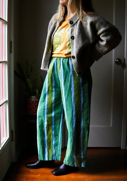 Panter Pants in Lemon/Lime/Cobalt (S/M)