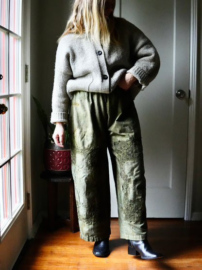 Overdyed Easy Pants L/XL (Moss)