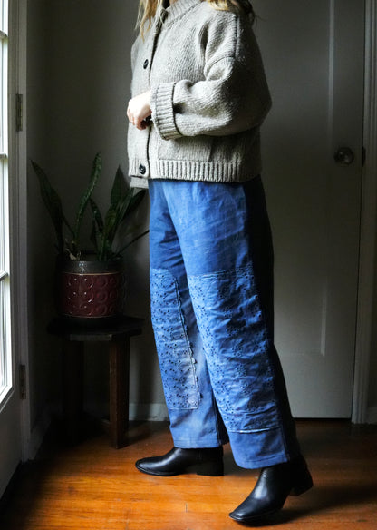 Overdyed Easy Pants S/M (Denim Sky)