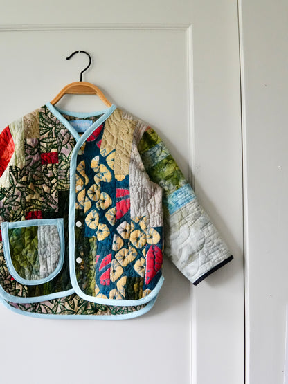 Batik & Silk Quilt Liner Coat (2/3y)