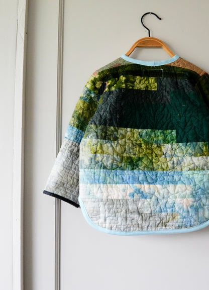Batik & Silk Quilt Liner Coat (2/3y)