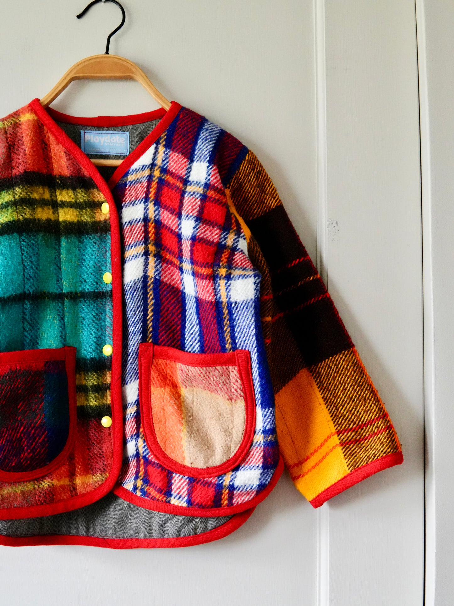 Mixed Plaid Liner Coat (4/5y)