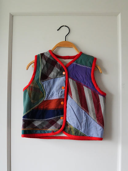 Quilt Vest (4/5Y) *REVERSIBLE*