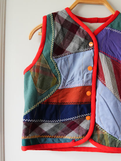 Quilt Vest (4/5Y) *REVERSIBLE*