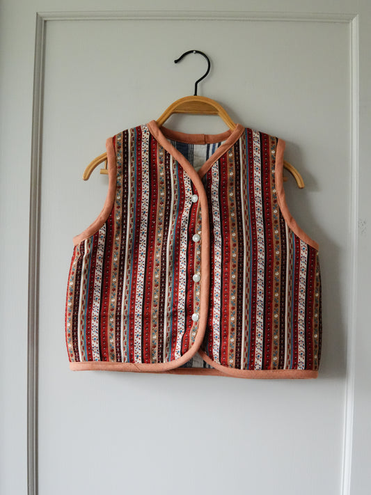 Quilt Vest (4/5Y) *REVERSIBLE*