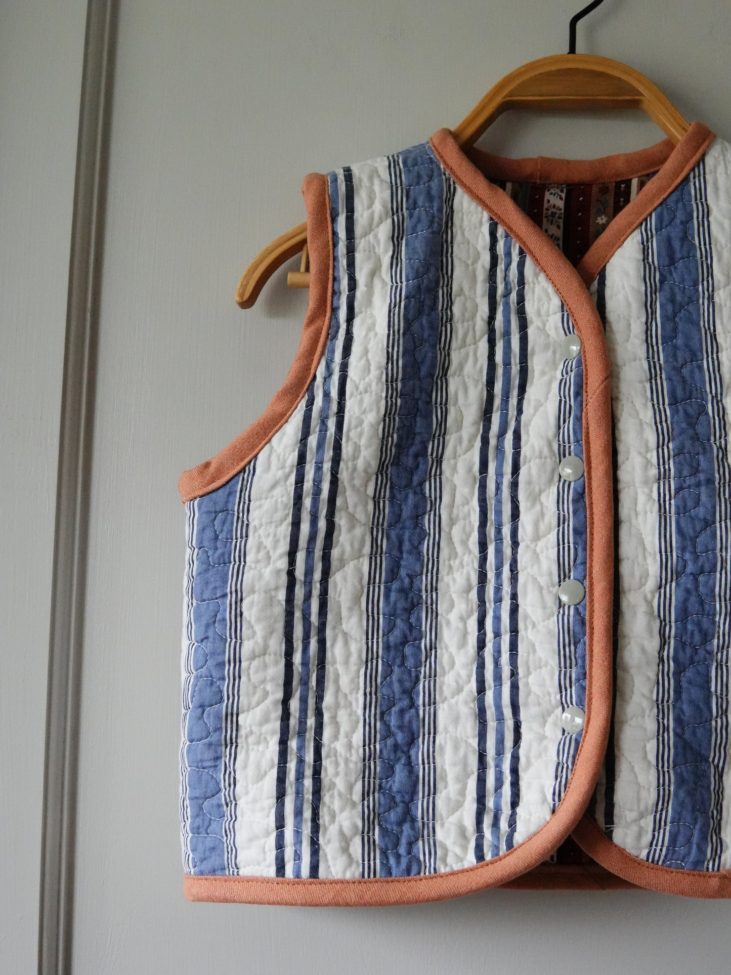 Quilt Vest (4/5Y) *REVERSIBLE*
