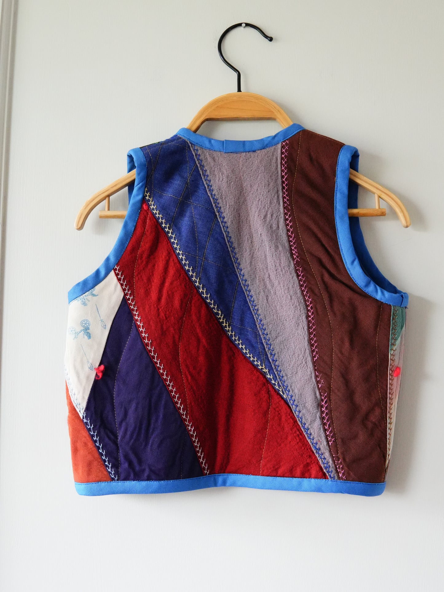 Quilt Vest (2/3Y) *reversible*