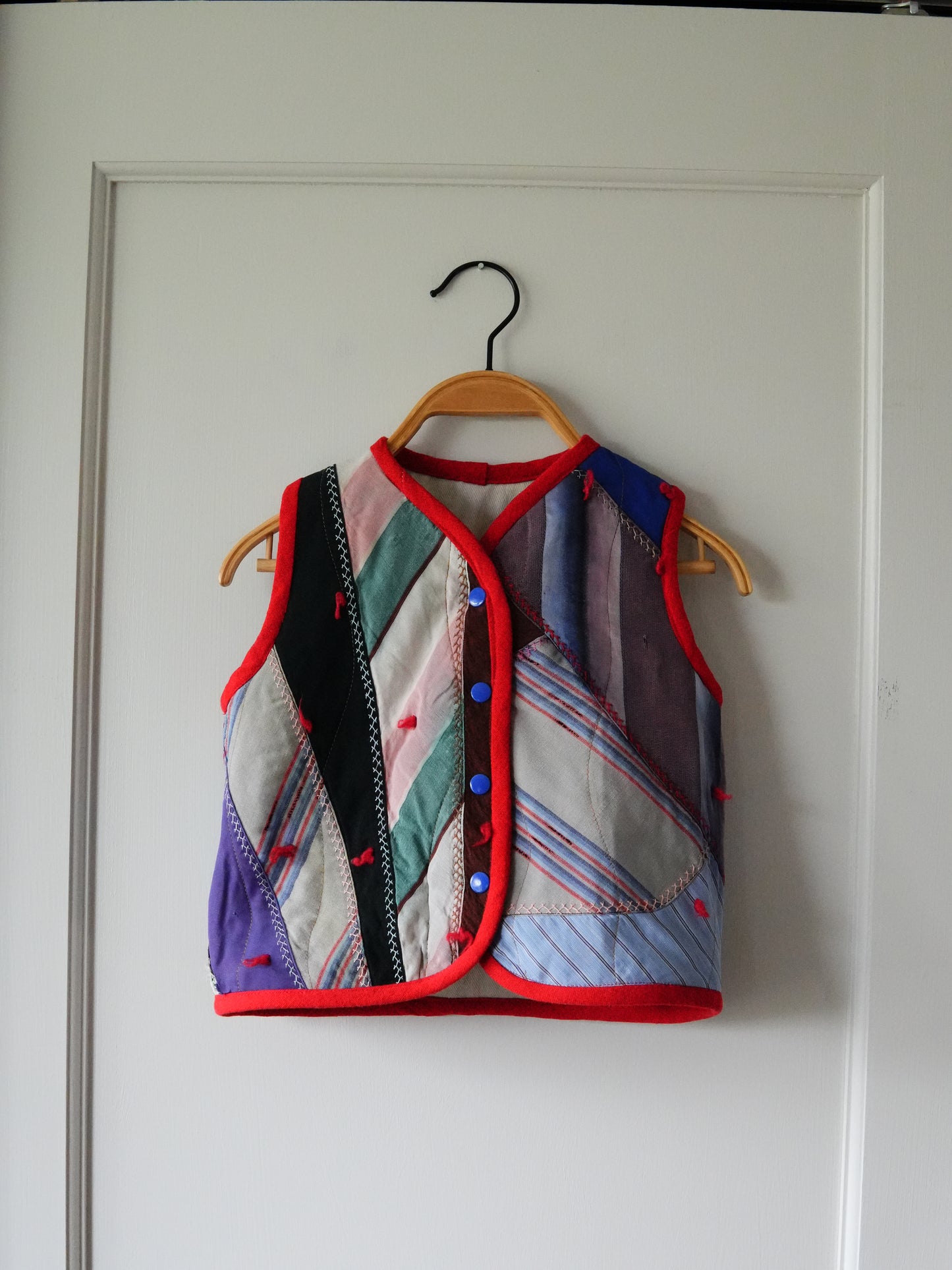 Quilt Vest (2/3Y) *reversible*