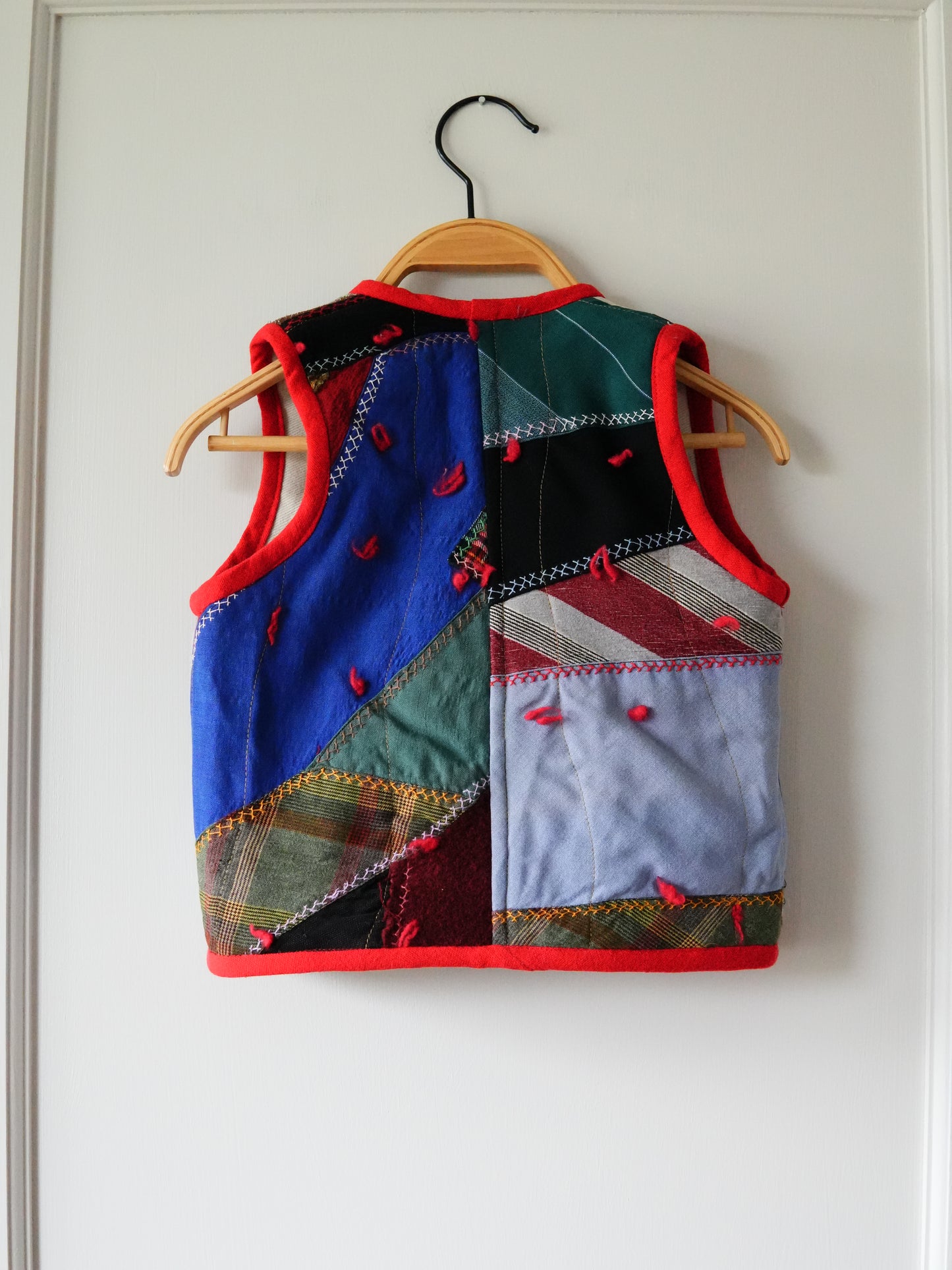 Quilt Vest (2/3Y) *reversible*