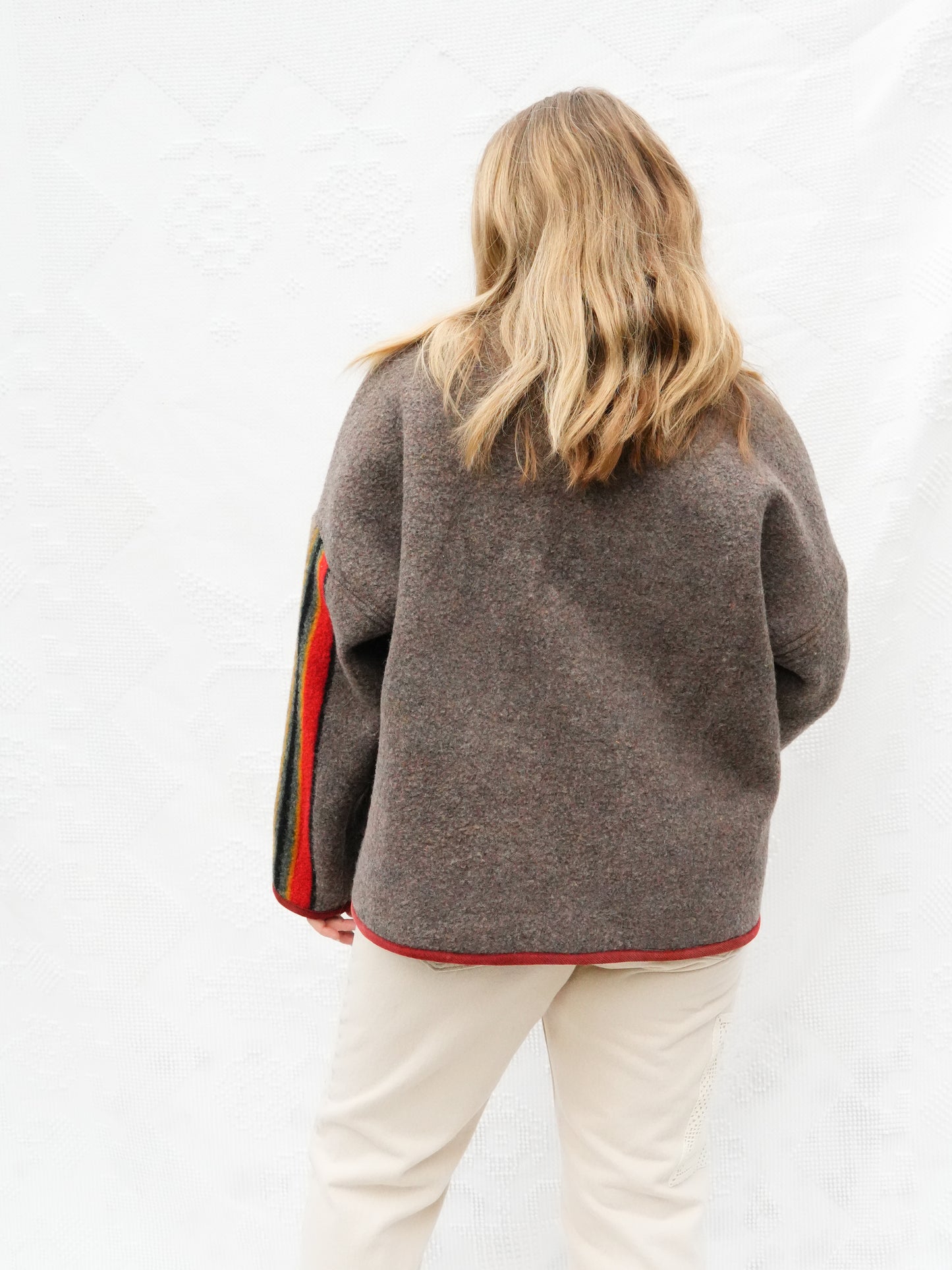 Pendleton Stripe Wool Coat (M)