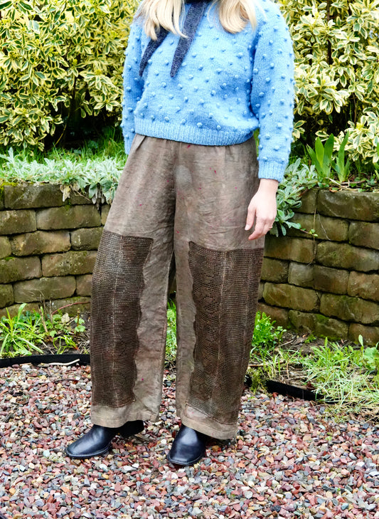 Overdyed Easy Pants M/L (Coffee)