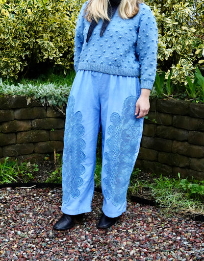 Overdyed Easy Pants L/XL (Sky)