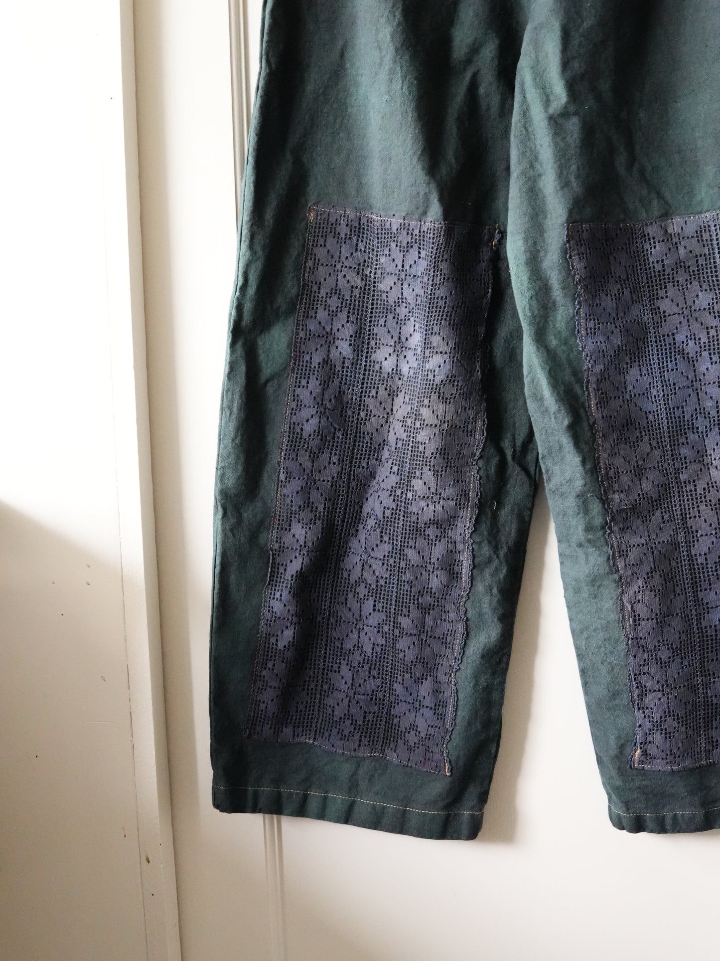 Overdyed Easy Pants S (Black Forest)