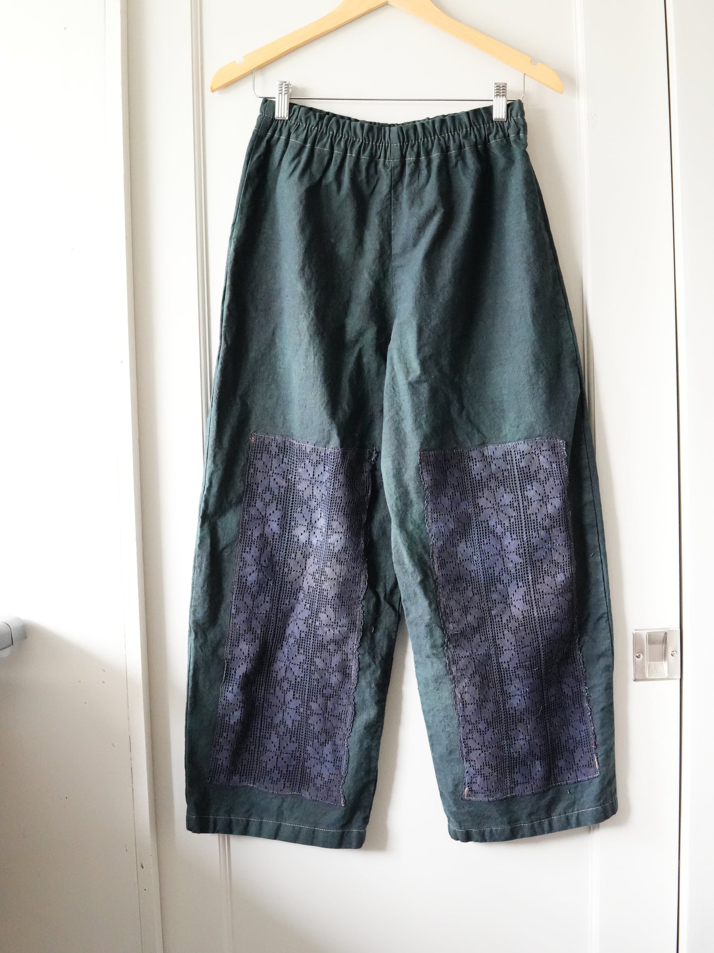 Overdyed Easy Pants S (Black Forest)