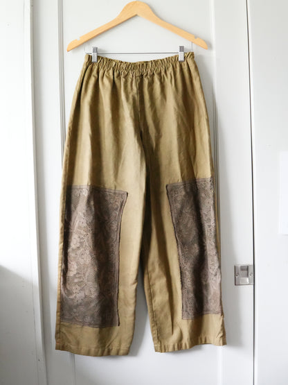 Overdyed Easy Pants M (Olive)