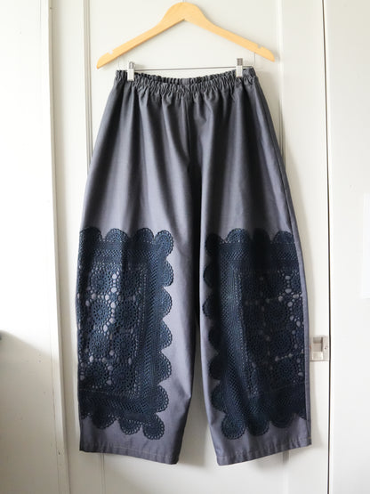 Overdyed Easy Pants L/XL (Slate)