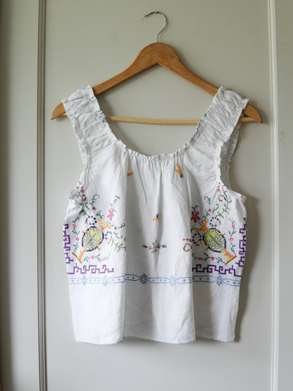 Vintage Linens Tank (S/M)